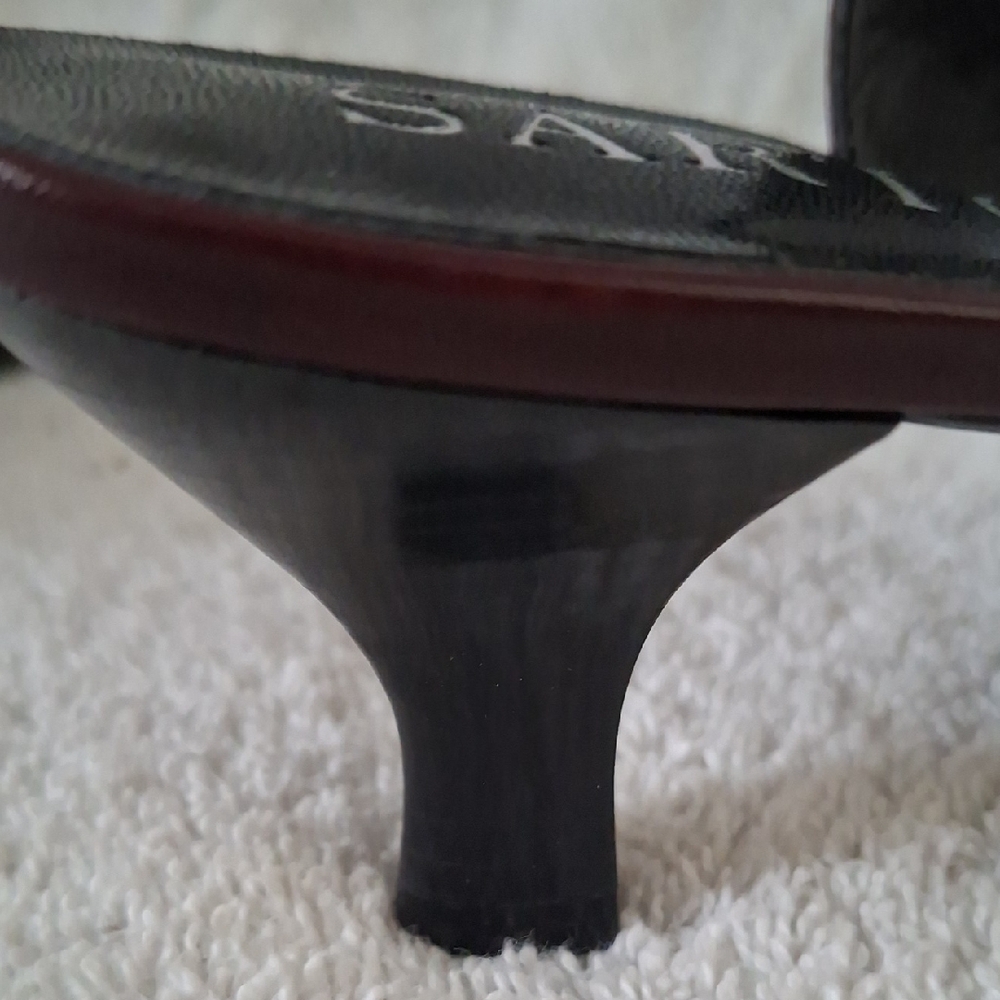 FRANCO SARTO Maroon Slingback Heels - Picture 8 of 10